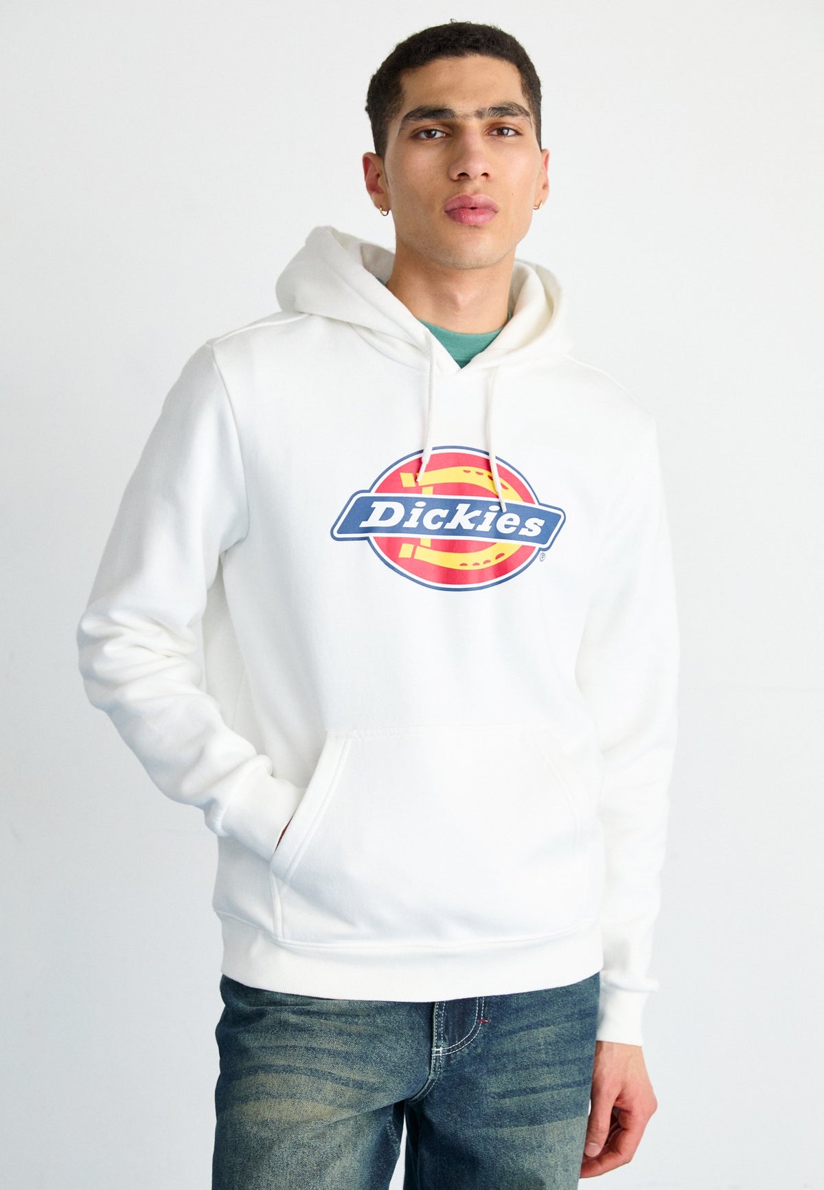 Felpa con cappuccio Icon Logo - Bianco - Uomo