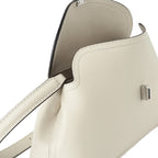 Toteme - Bolso de piel T-Lock - Mujeres - Crema
