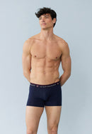 Lot De 3 Boxers En Coton - Boxers Marine Bleu Jean Noir