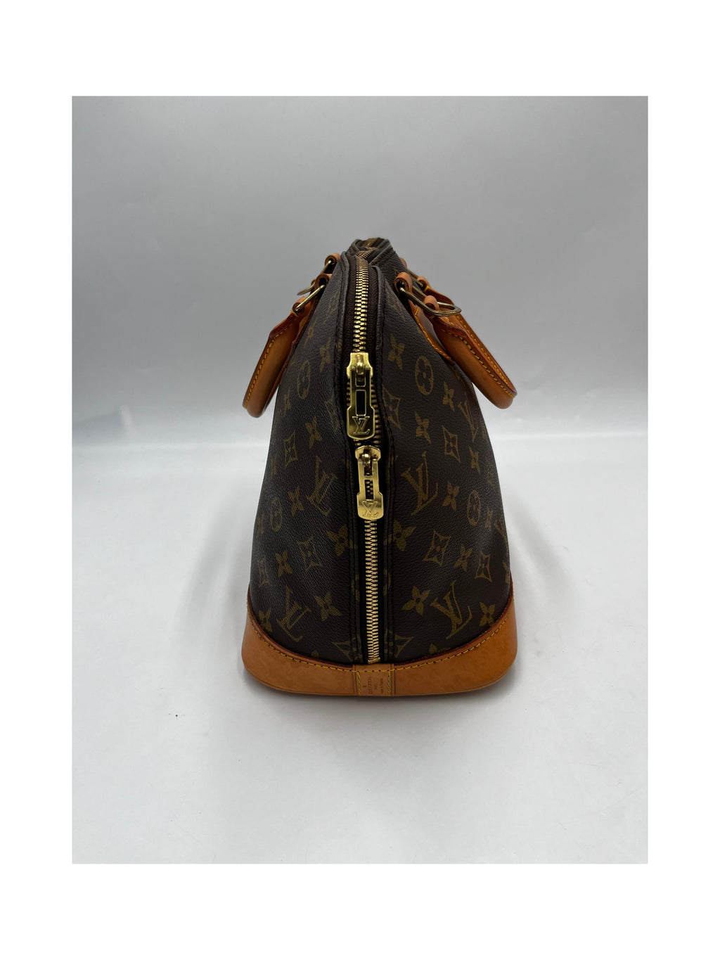 Sac À Main Louis Vuitton Vintage Alma Pm Toile - Marron