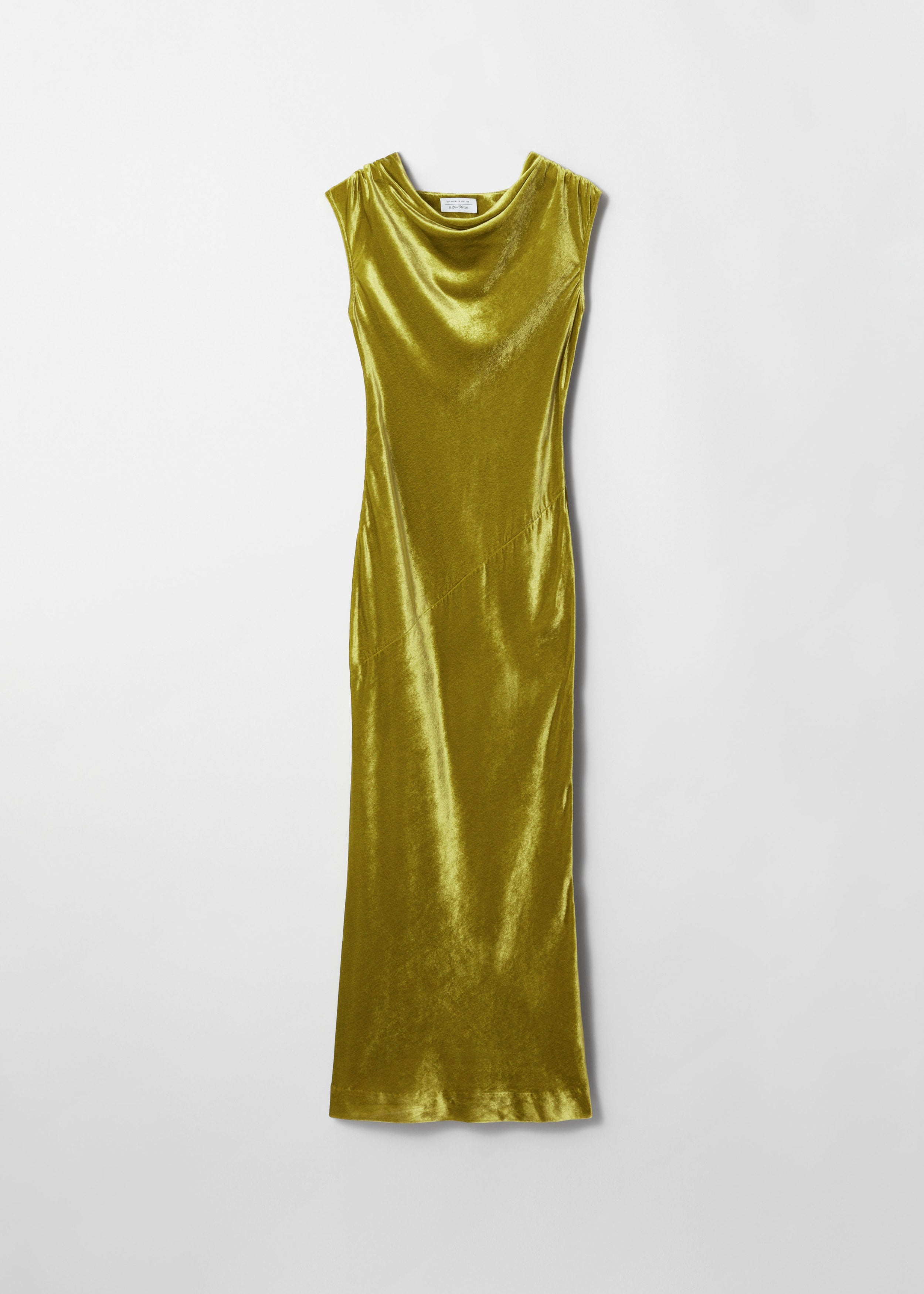 Robe En Velours Vert Dress X Charlie