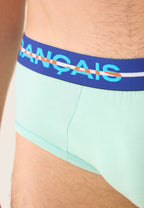 Slip Intrépide En Coton - Vert Azur