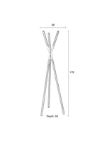 Pinnacle - Coat Rack - Solid Fir - Dark Gray