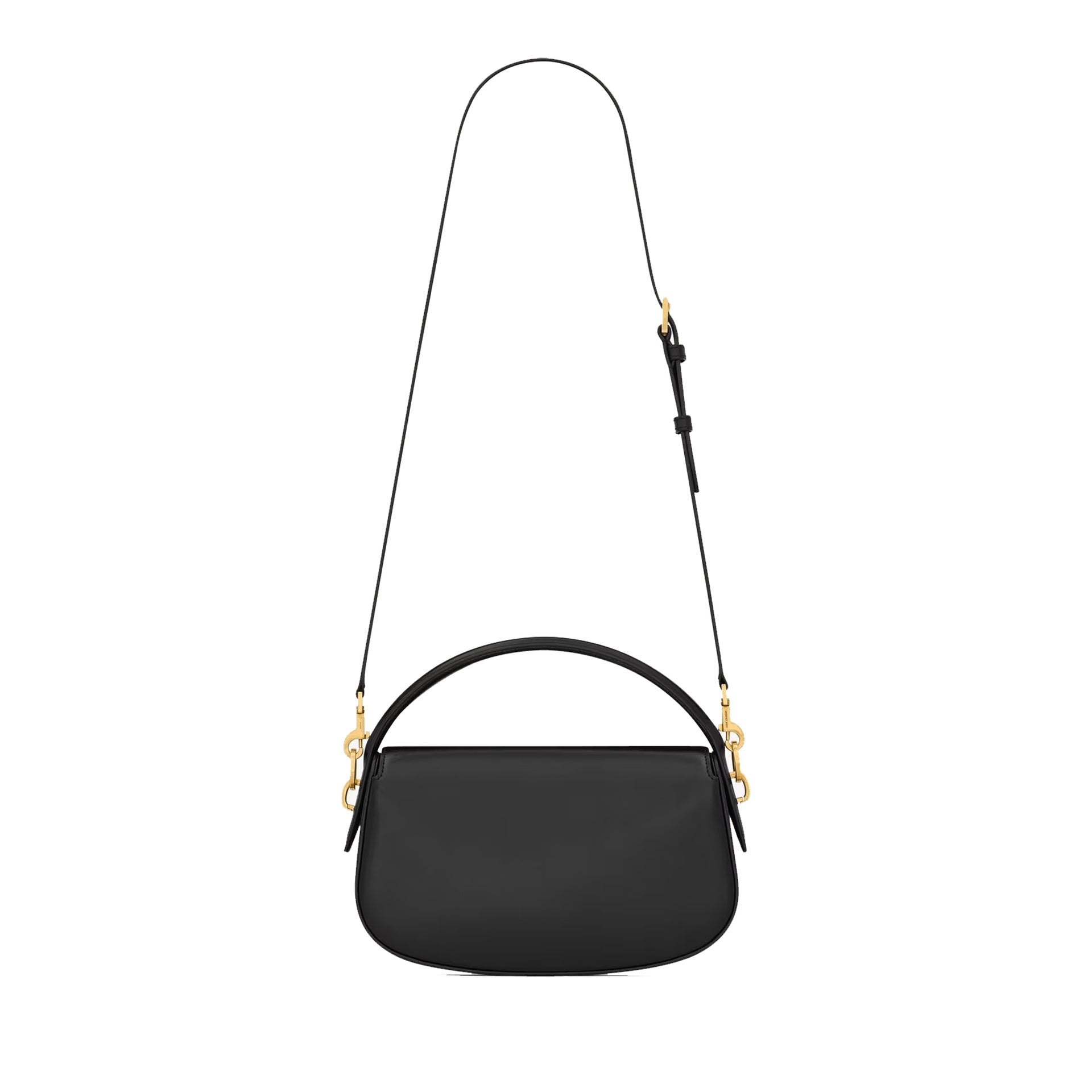 Saint Laurent - Voltaire Half-Moon Crossbody Bag - Women - Black