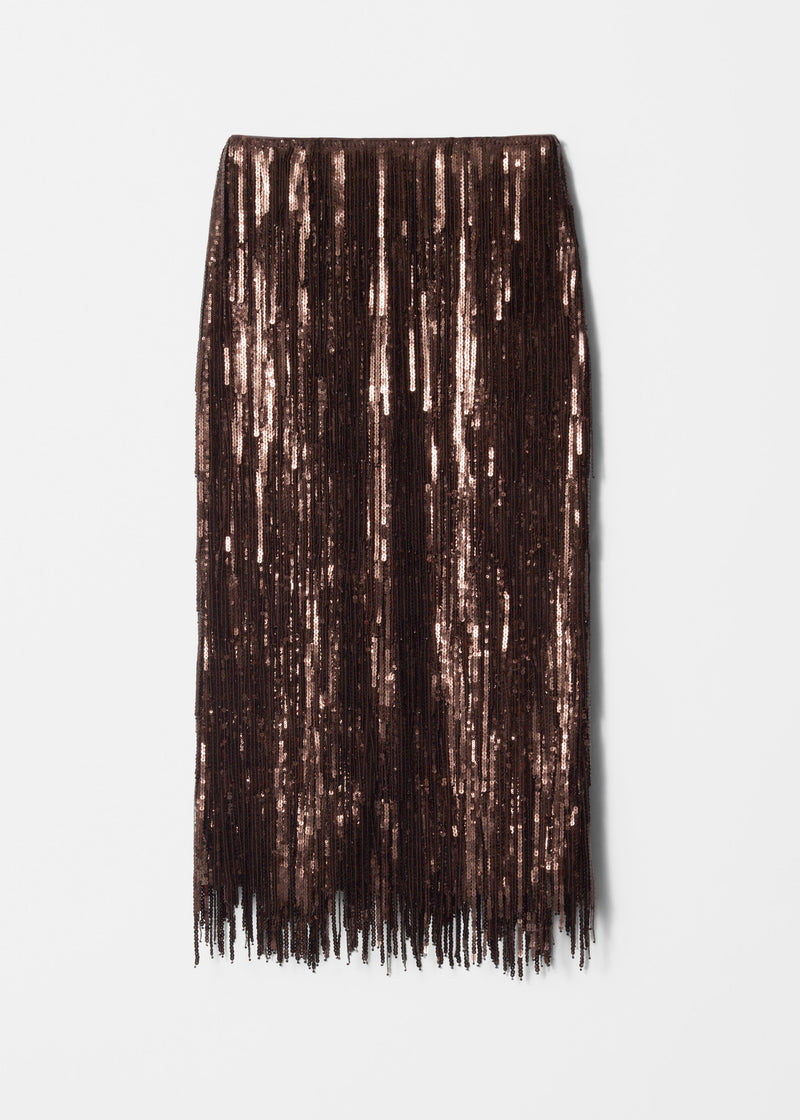 Skirt X Nala Deco Skirt - Brown - Women