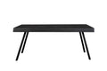 Suri - Table De Salle À Manger - Bois - Noir
