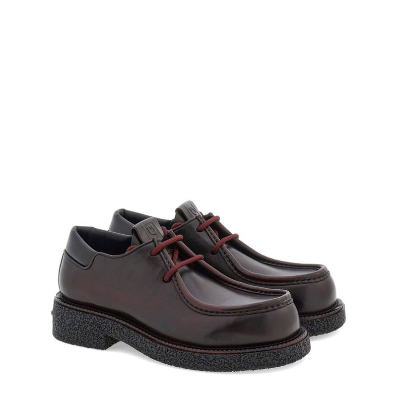 Derbies - Salvatore Ferragamo Lace Up Derby - Bordeaux