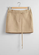 Falda St Jada Minifalda - Beige - Mujer