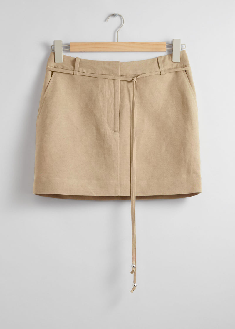 Falda St Jada Minifalda - Beige - Mujer