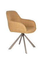 Toye - Dining Chair - Polyester - Ochre/Yellow