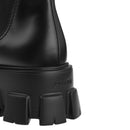 Bottes - Prada Monolith Leather Ankle  - Black