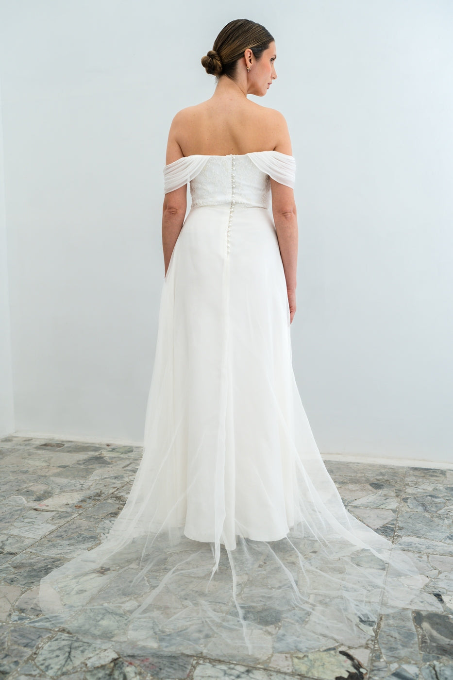 Robe De Mariée Diamant - Blanc Soie