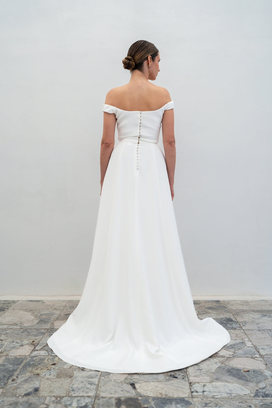Robe De Mariée Aurore - Blanc Soie