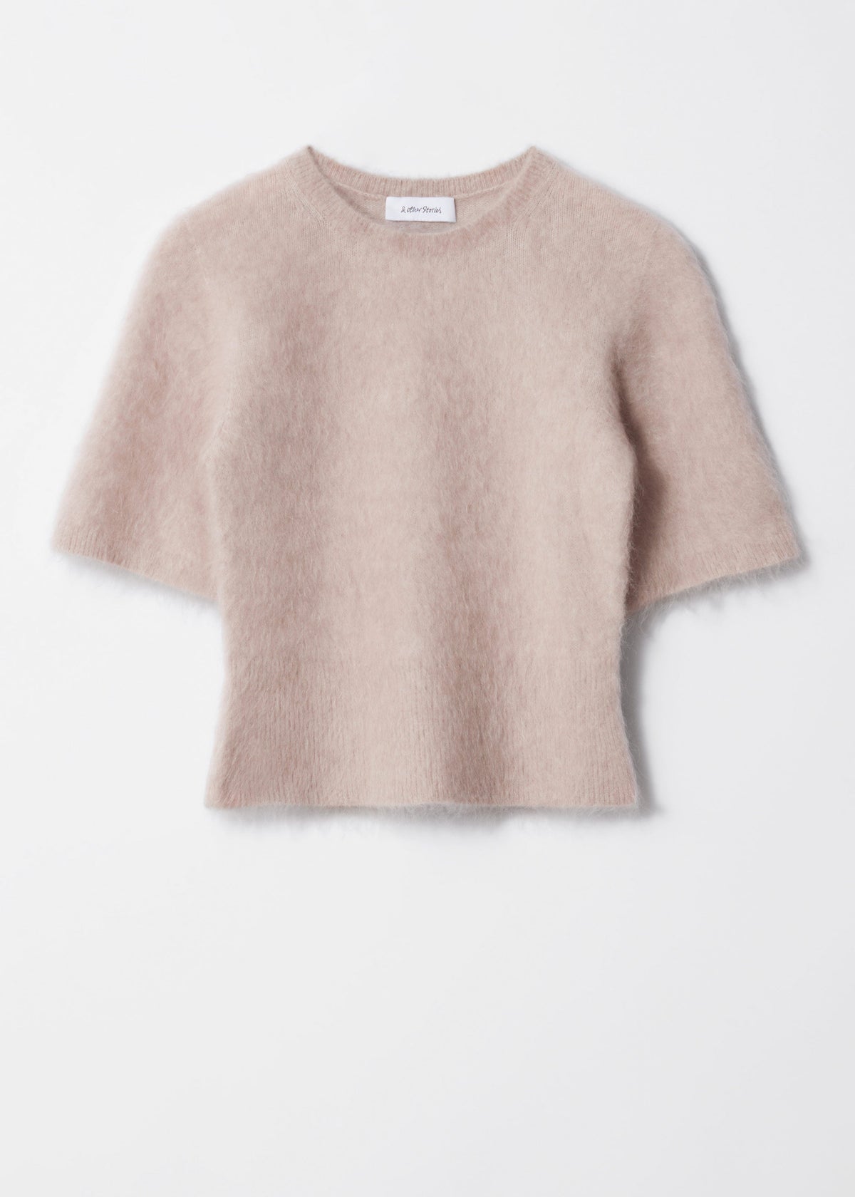 T-Shirt St Flores aus Mohairmischung - Beige