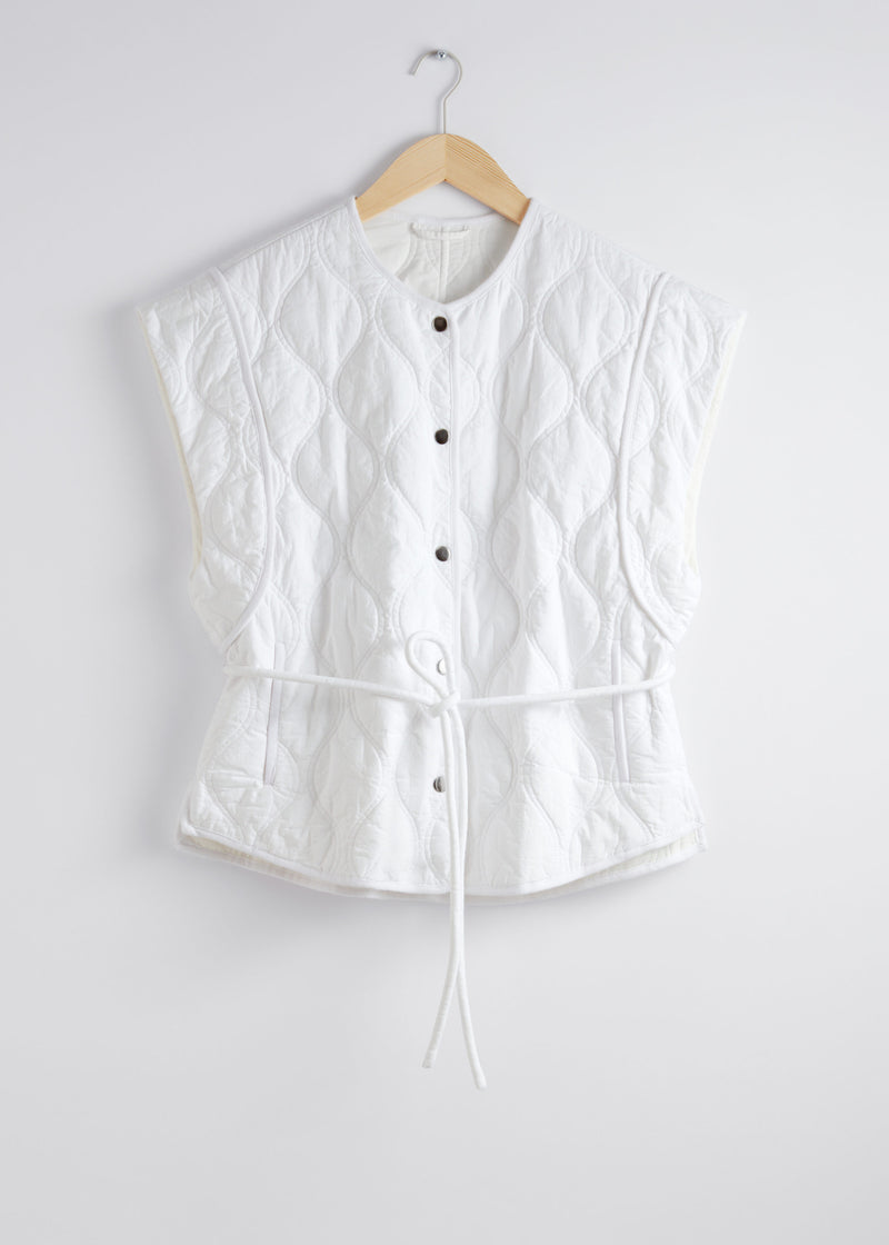 Gilet Pa Bobbi Vest - White - Women