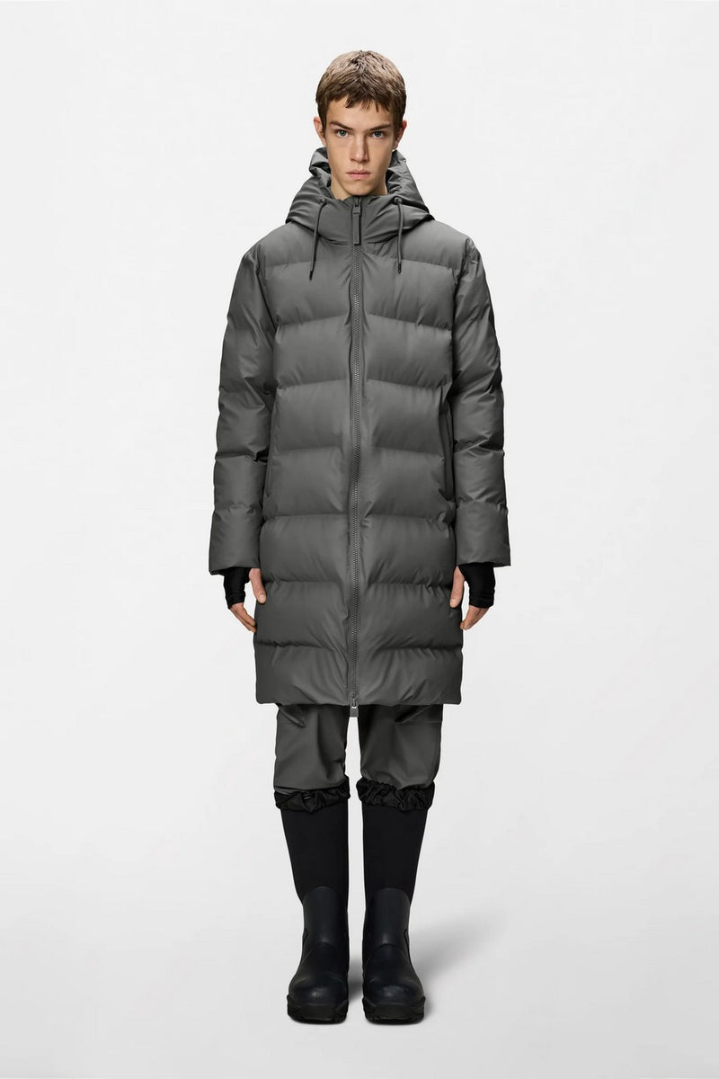 Alta Longer Puffer Jacket W3T4 Gray - Mixed