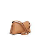 Toteme - T-Lock Grained-Leather Clutch Bag - Brown