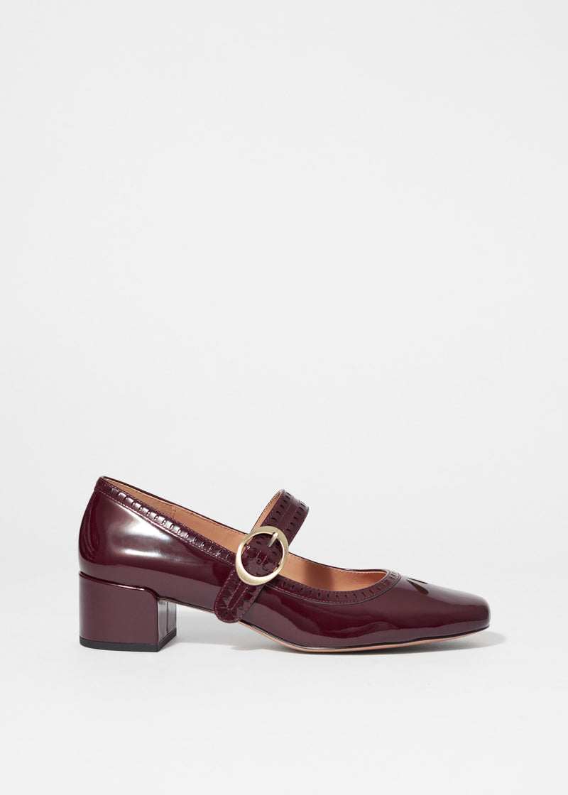 Zapatos Percy Mary Jane Pump - Rojo - Mujer