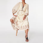 Bangali Dress - Off White