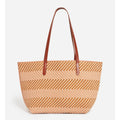 Panier En Cuir Et Coton - Mutico Et Biscuit