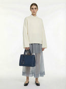 Fendi Bolso tote de cuero azul 2Jours