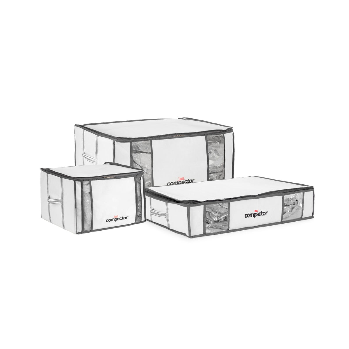 Lot 3 Housses De Rangement Sous Vide - Tailles M + L + XXL