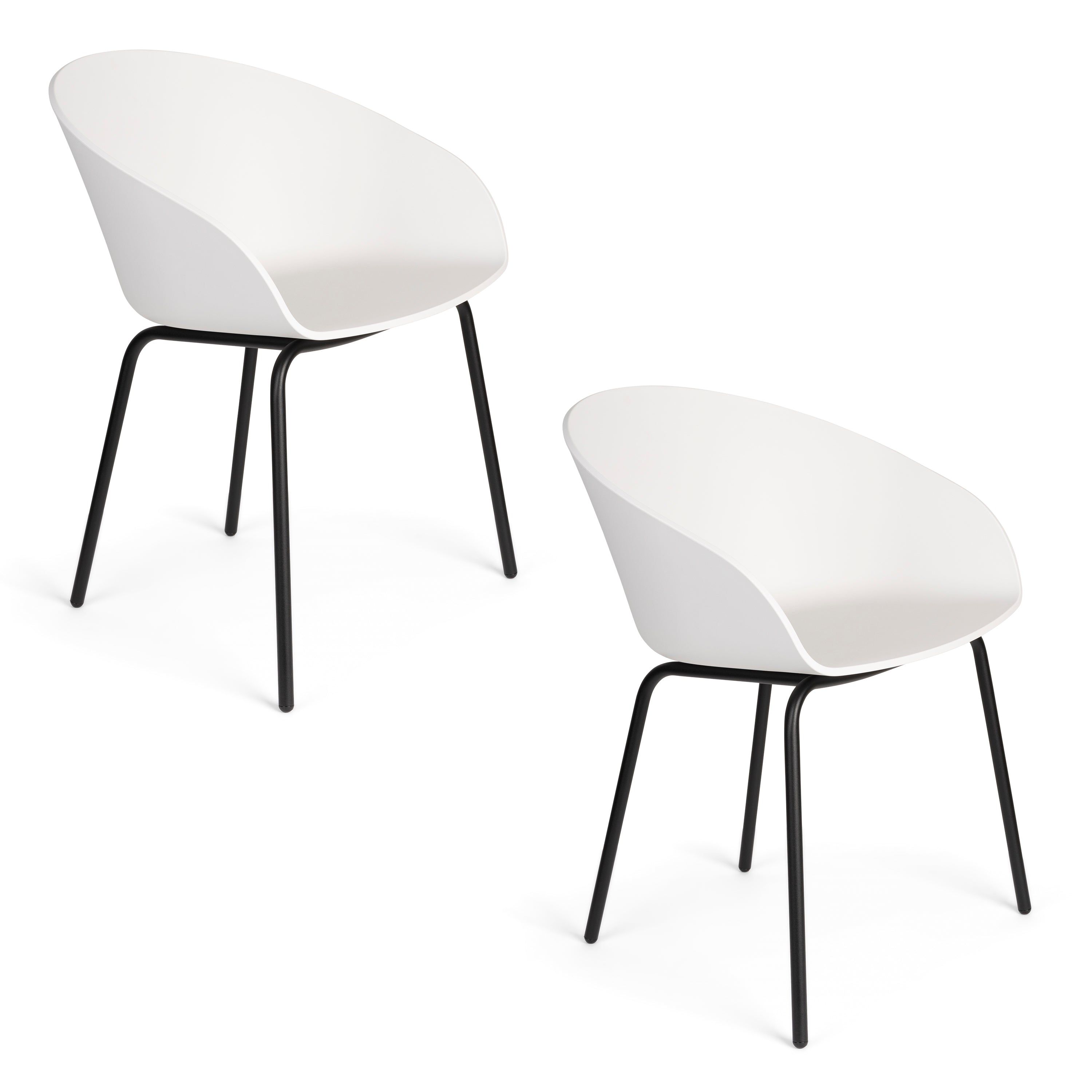 Void - Dining Room Armchair - Polypropylene Plastic - White