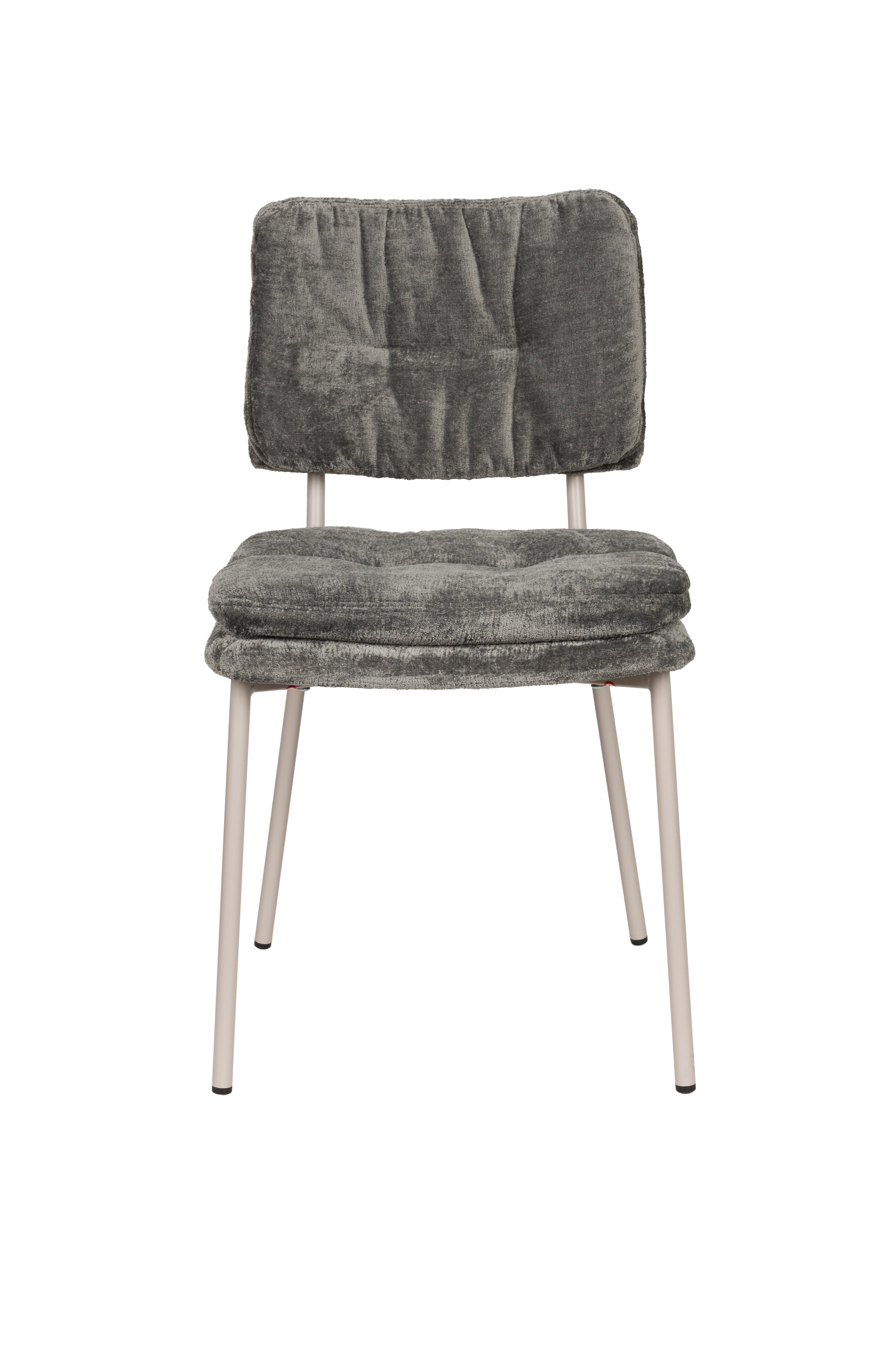 Franck - Dining Room Chair - Polyester - Gray