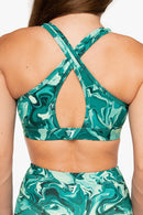 Brassière Ziptech - Green Marble