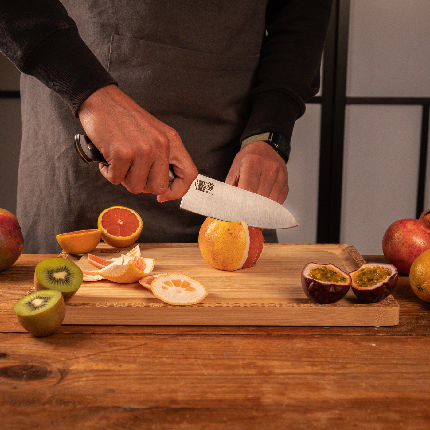 Collection Hashi Classique - Couteau Santoku - 17Cm