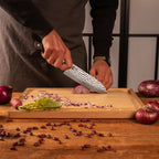 Collection Hashi Tsuchime - Couteau Santoku - 16Cm