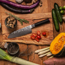 Santoku 18 Cm - Collection Pakka Damas