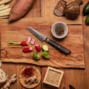 9cm Utility Knife - Bunka Damascus Collection