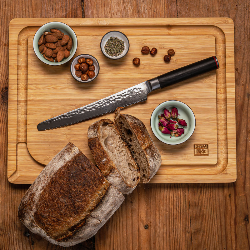 Couteau À Pain 20 Cm - Collection Pakka Damas