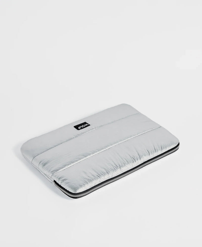 Wouf - Silver Glossy Laptop Sleeve 13“ & 14“