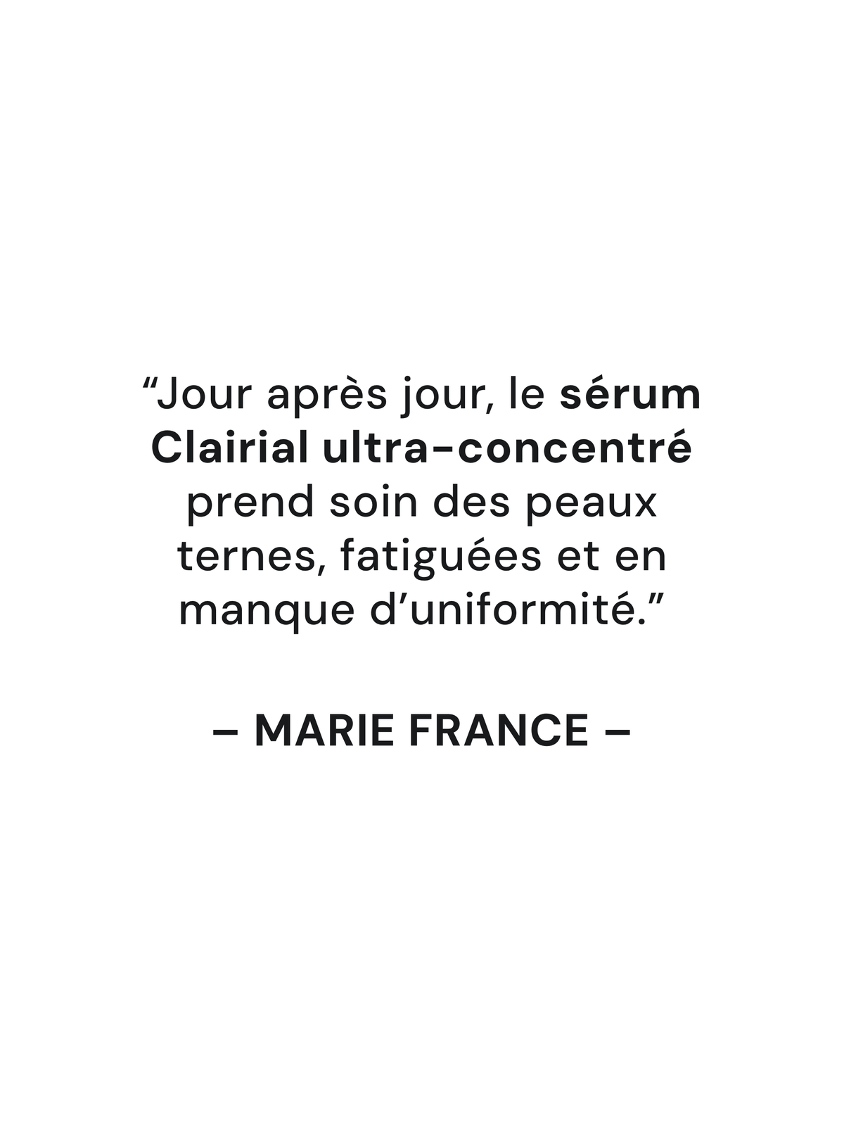 Garantie SVR1026 (Clairial Corrigerend Serum)