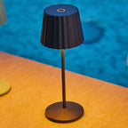 Abby - Lampe De Table Sans Fil - Acier - Noir