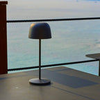 Sophia - Lampe De Table Sans Fil - Acier - Gris Anthracite