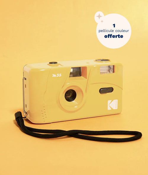 Appareil Photo - M35 - Jaune - 1 Pellicule Couleur Offerte - Kodak