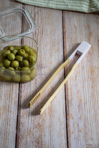 Bamboo All-Purpose Tongs - Powder Pink