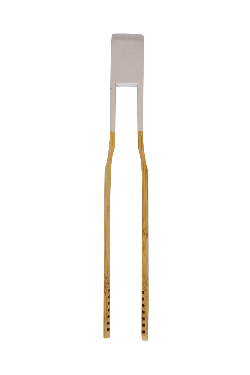Pinza Multiuso In Bambù - Bianco Sabbia