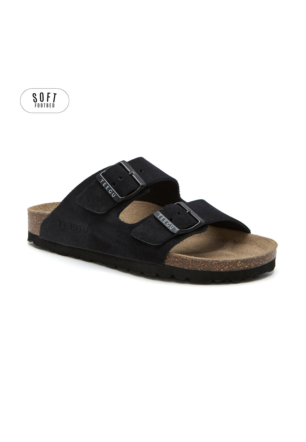 Sandalias Planta Soft - Negro