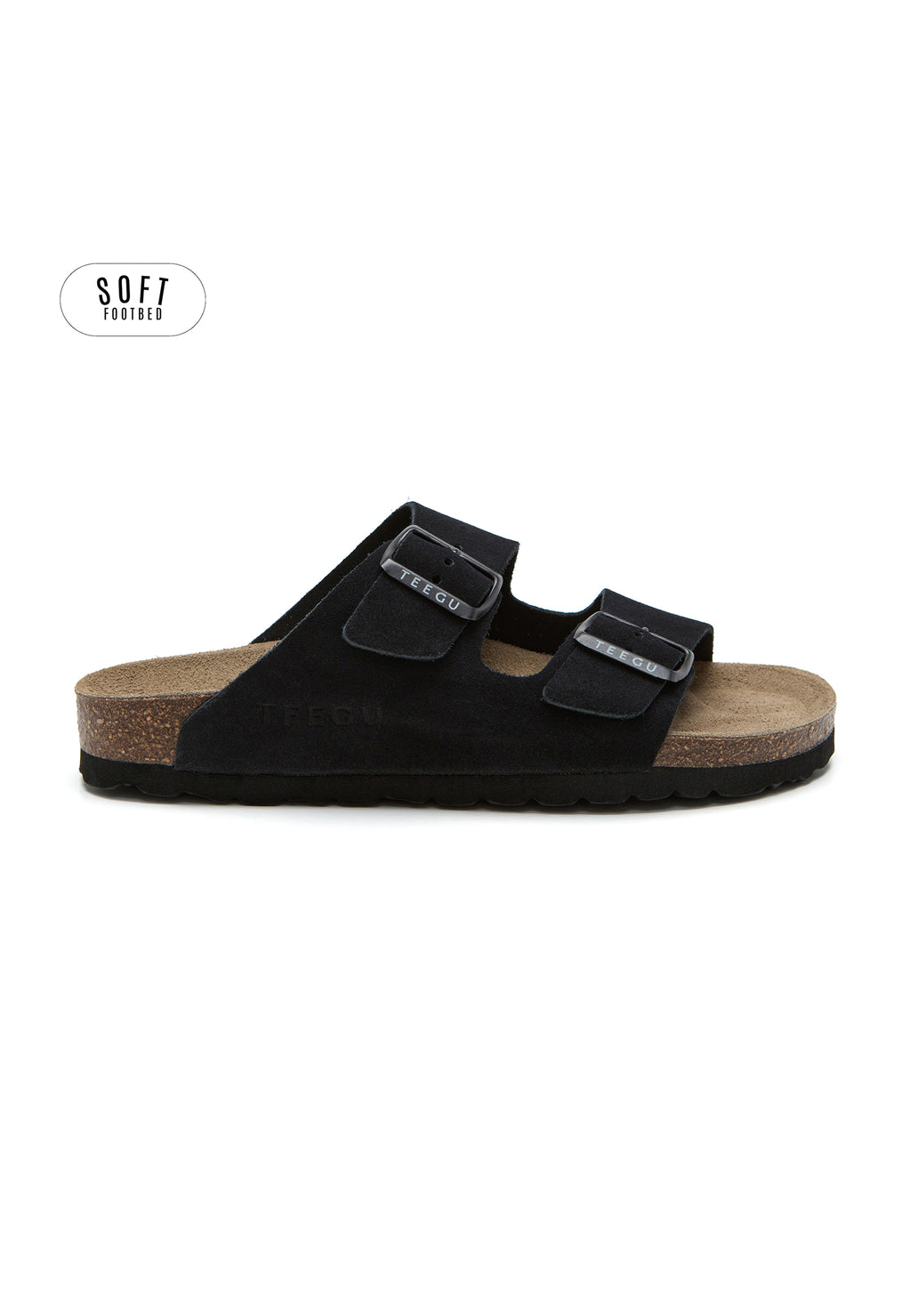 Sandalias Planta Soft - Negro