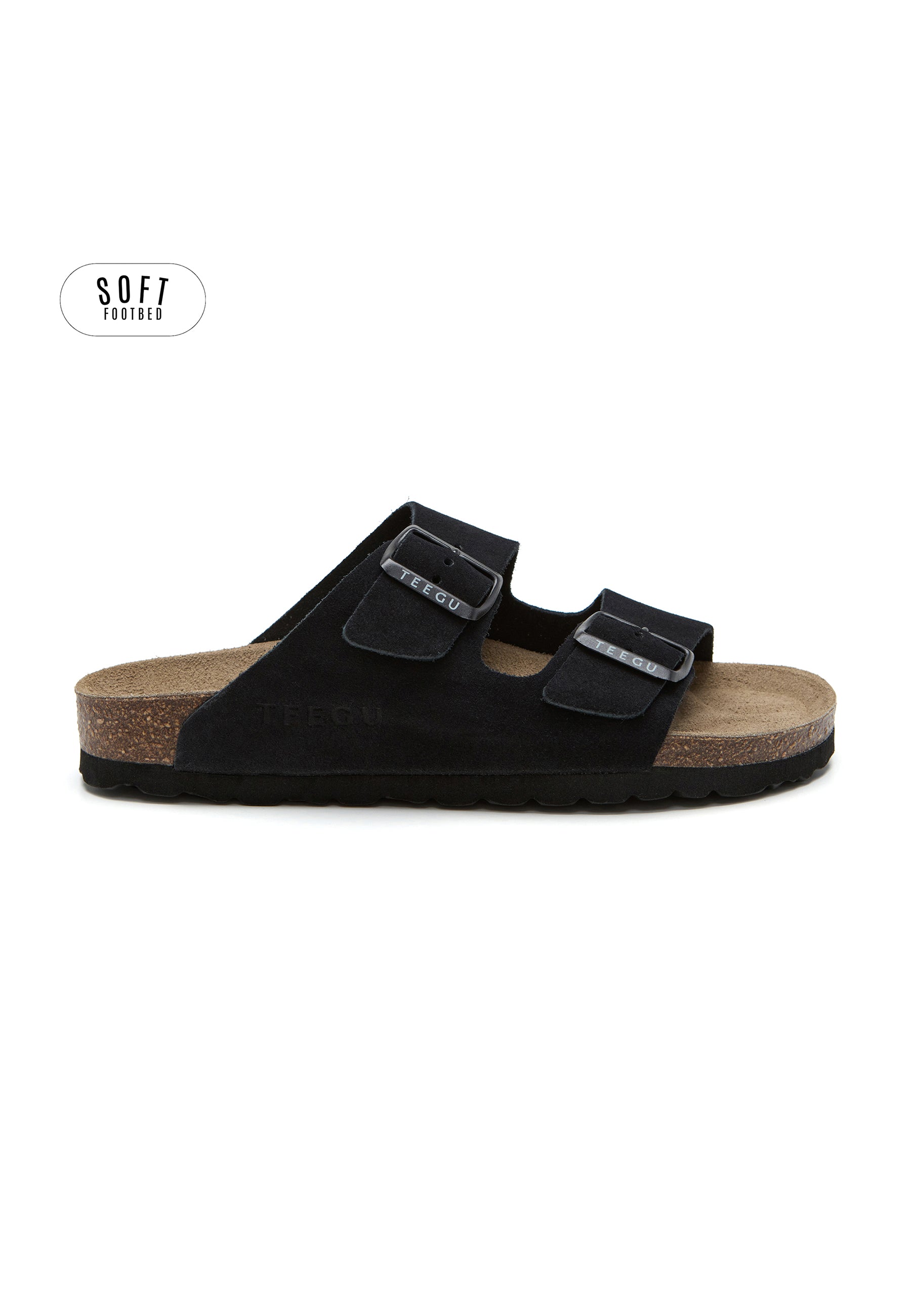 Sandalias Planta Soft - Negro
