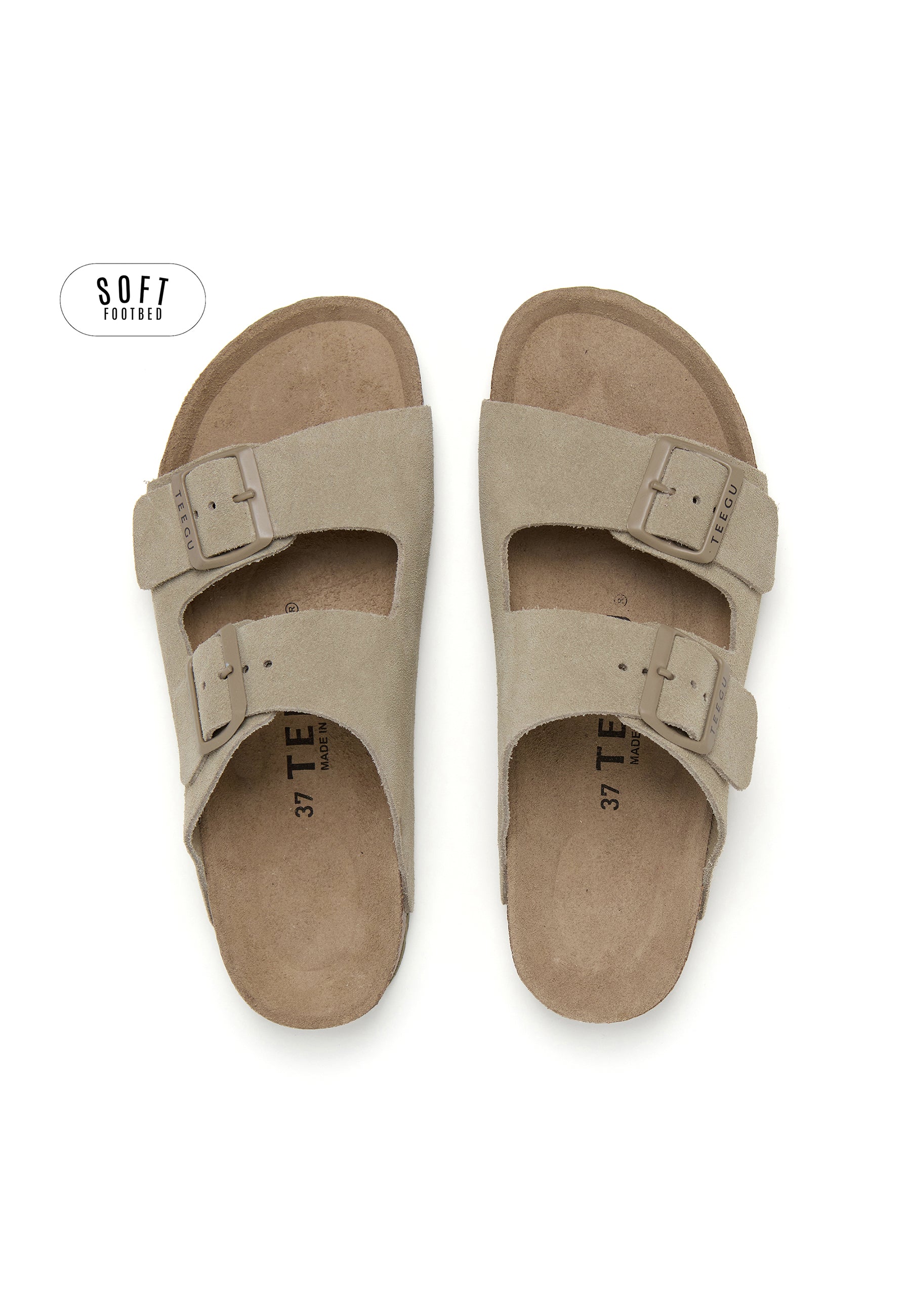 Sandalias Planta Soft - Caqui
