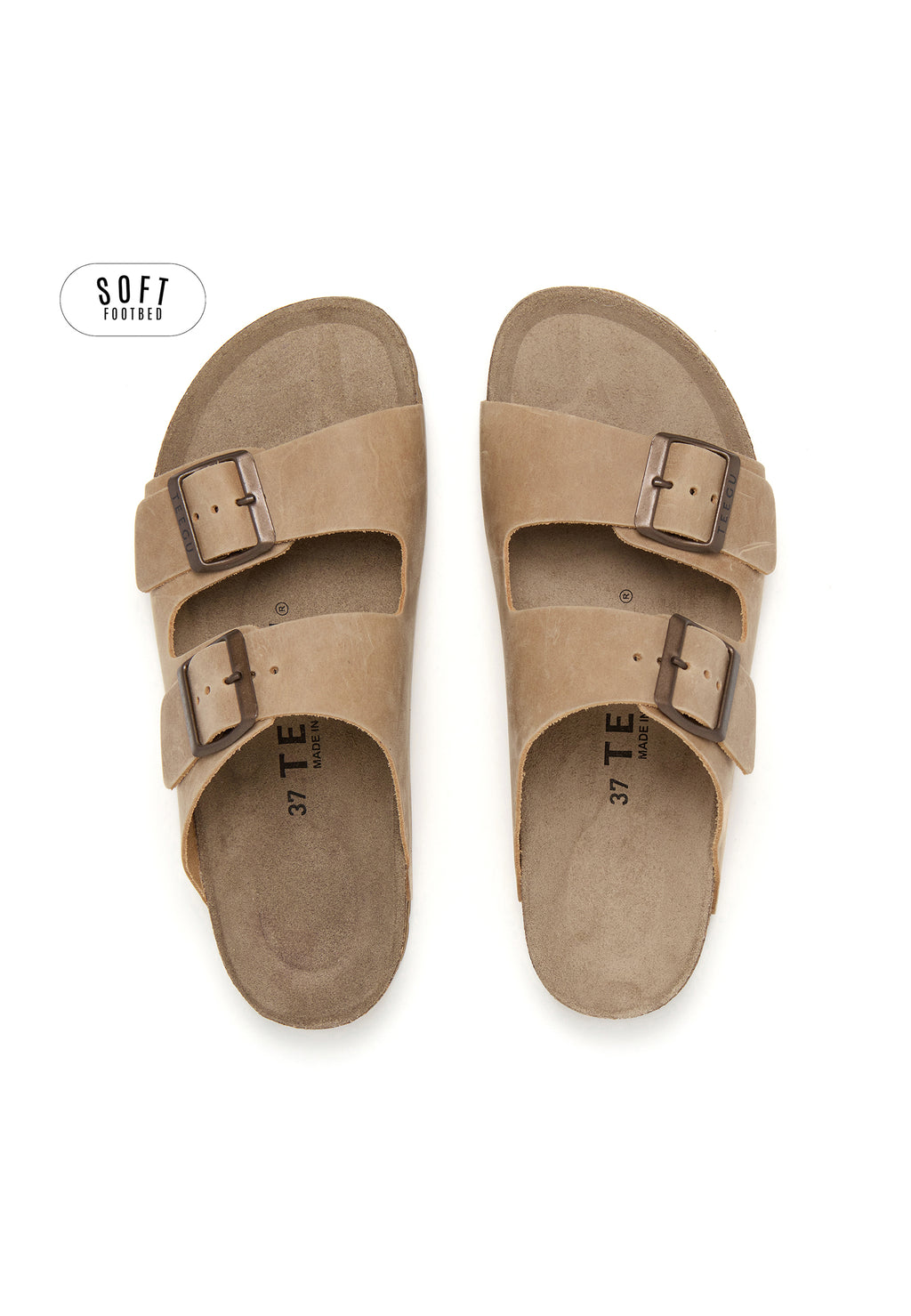 Sandalias Planta Soft - Marrón