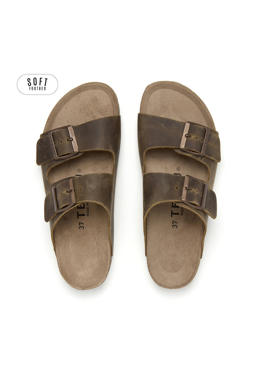 Planta Soft Sandals - Khaki