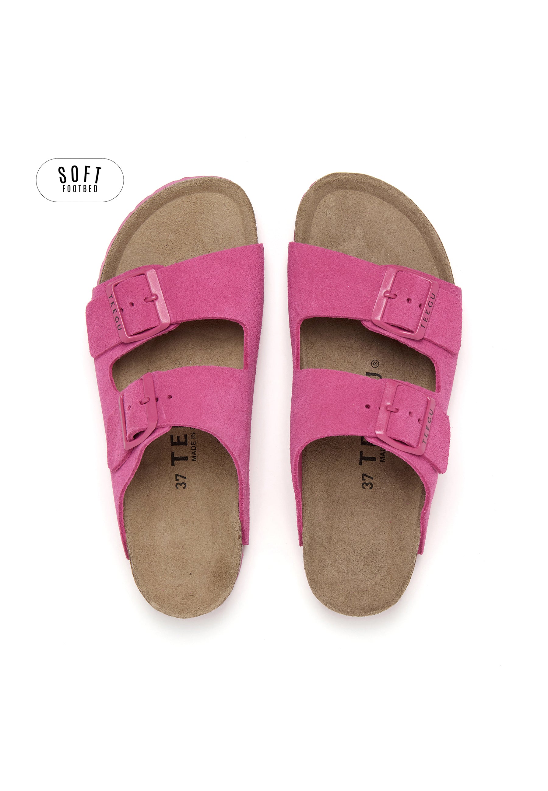 Planta Soft Sandals - Fuchsia