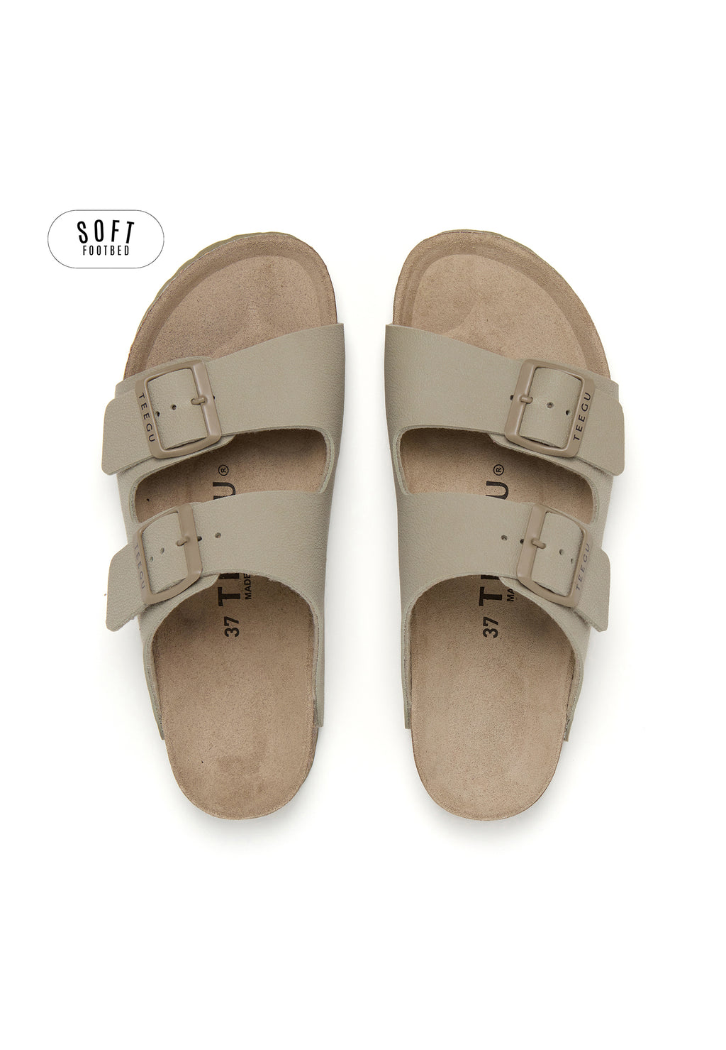 Planta Soft Sandals - Khaki