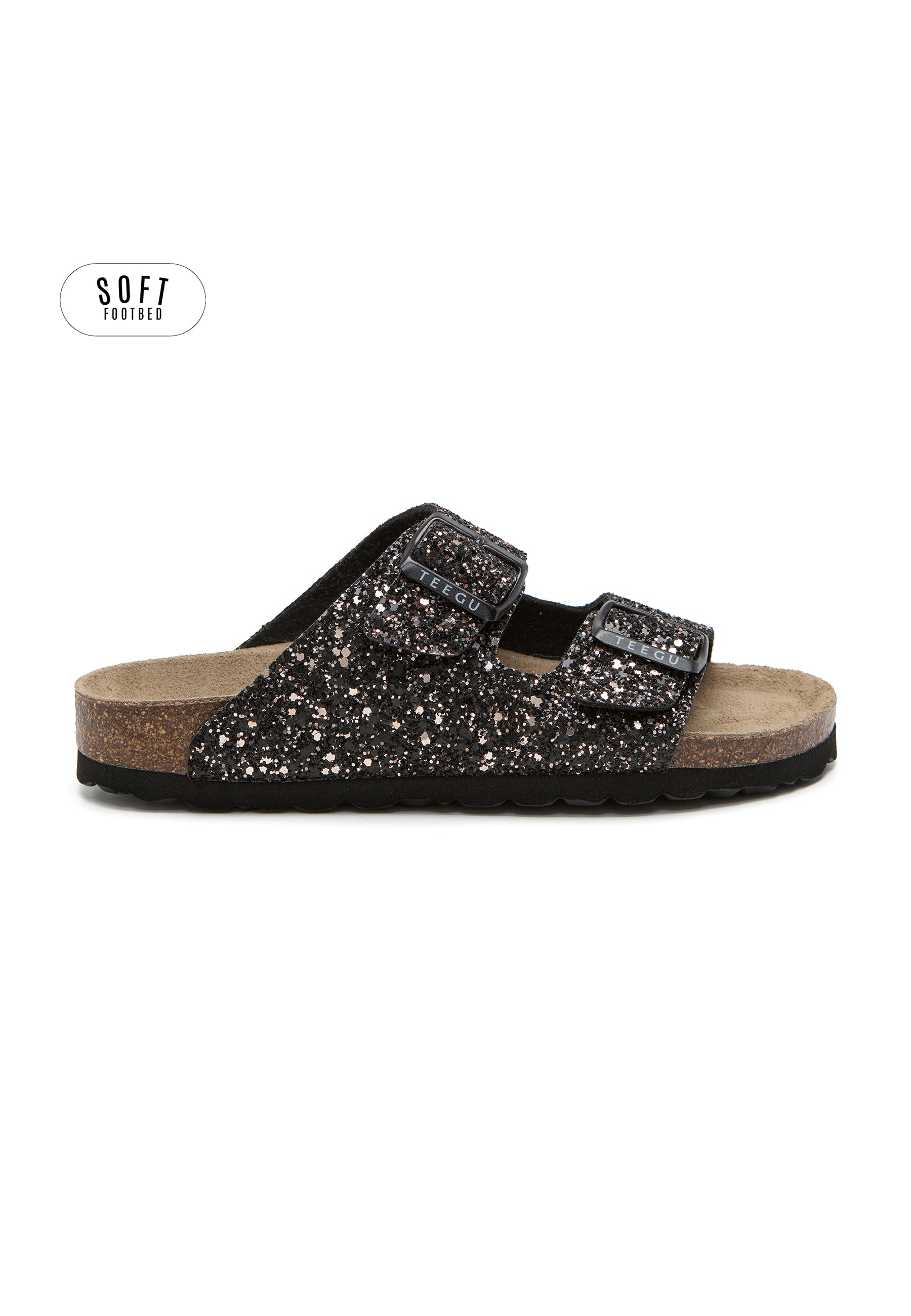 Planta Soft Sandals - Black